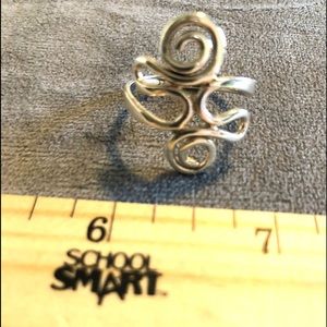 sterling silver swirl ring
